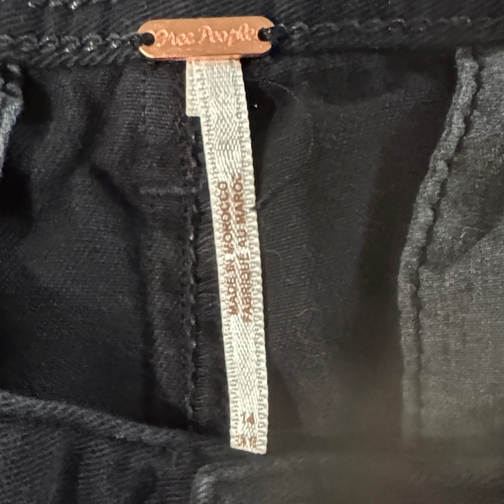 Free People Black Trousers